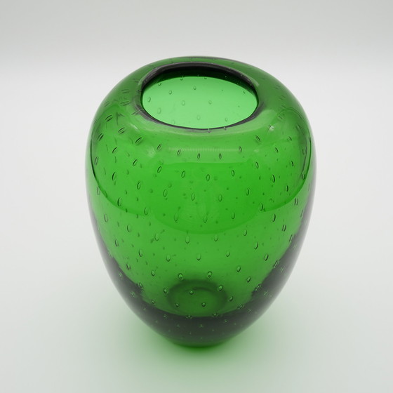 Image 1 of Iconic Design Walter Dexel Dexel-Ei WMF Art Déco Modernist Glass Vase Design 37'