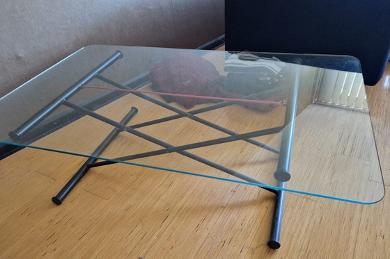 Image 1 of 2x Glass Minimalist Design Table