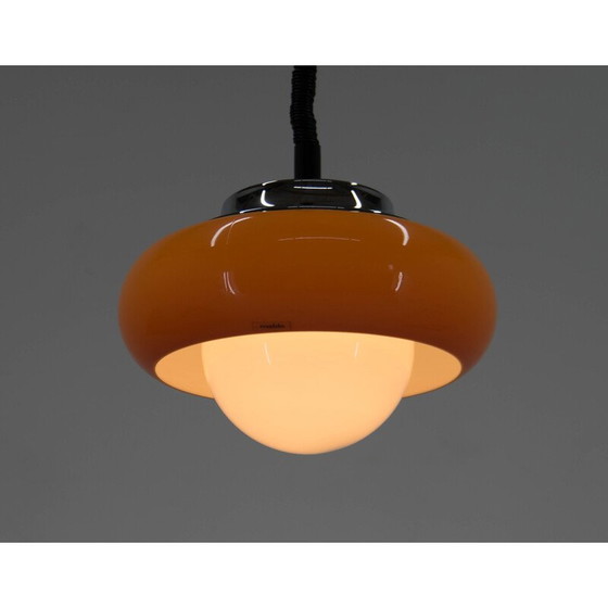 Image 1 of Mid century adjustable pendant lamp by Harvey Guzzini for Meblo, Italy 1970s