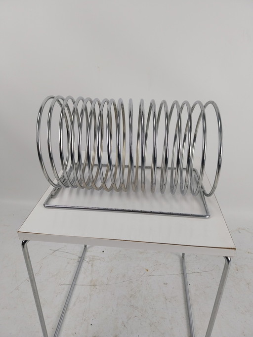 1x magazine rack/record rack  1980s 