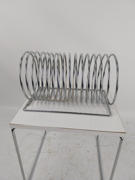 Image 1 of 1x magazine rack/record rack  1980s 