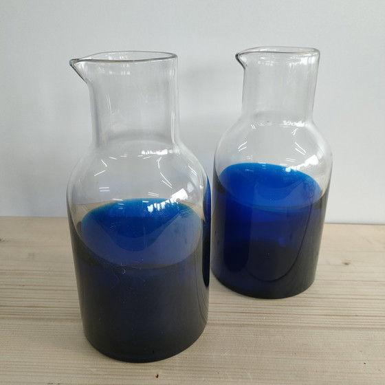 Image 1 of Brocca in vetro vintage 'Stile Effetre'.