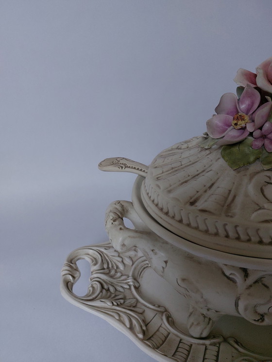 Image 1 of V. Bassano Soup Tureen With Ladle - Made In Italy