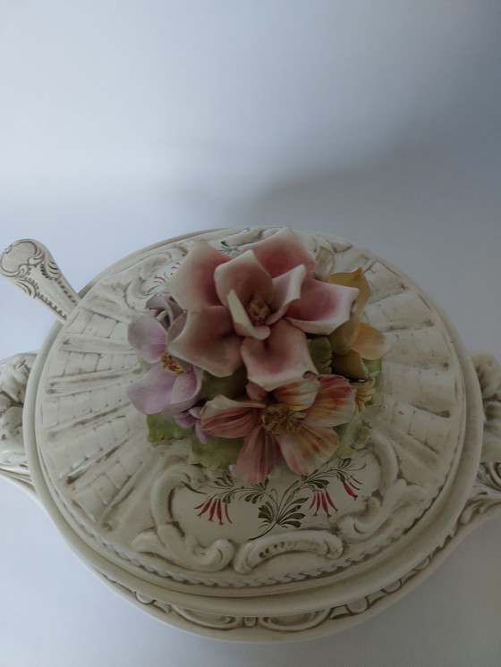 Image 1 of V. Bassano Soup Tureen With Ladle - Made In Italy