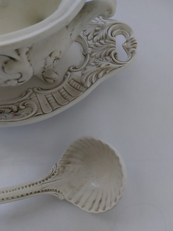 Image 1 of V. Bassano Soup Tureen With Ladle - Made In Italy