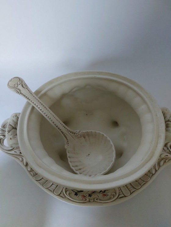 Image 1 of V. Bassano Soup Tureen With Ladle - Made In Italy