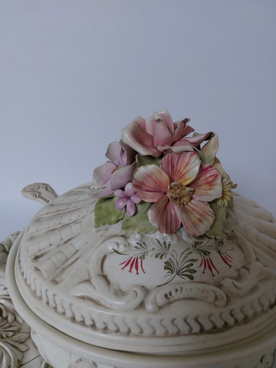 Image 1 of V. Bassano Soup Tureen With Ladle - Made In Italy