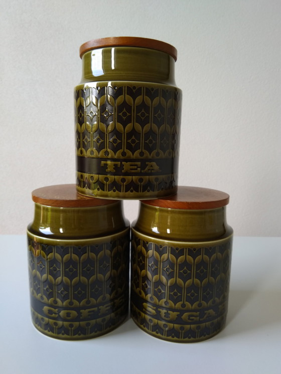 Image 1 of 3x Hornsea Heirloom storage jar