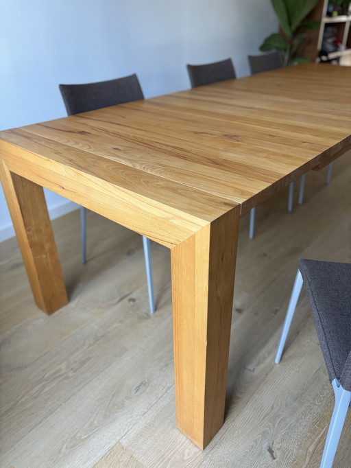 Moyard Dining Room Table Solid Beech