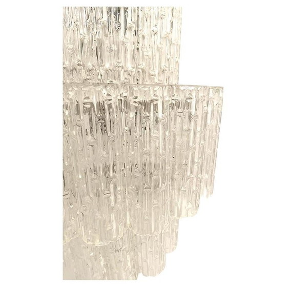 Image 1 of 1X Midcentury Modern Murano Chandelier, Toni Zuccheri For Venini, Italy 1960S