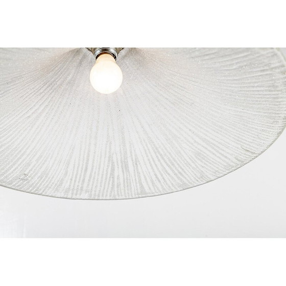 Image 1 of Vintage frosted glass pendant lamp for Limburg, 1960