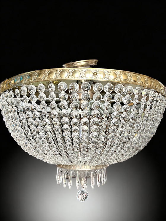 Image 1 of Mega Xxl Vintage Crystal Lamp