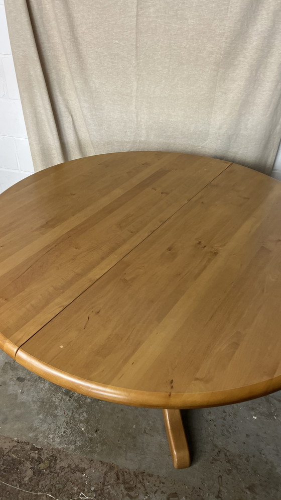 Image 1 of Vintage extendable dining table from round to oval