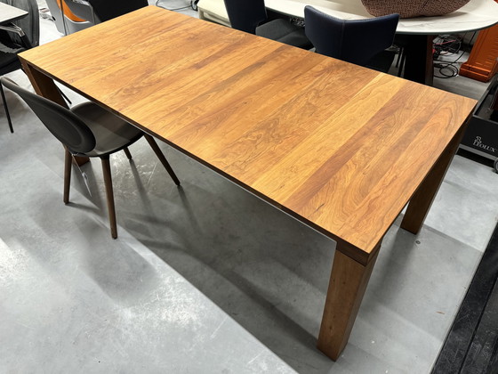 Image 1 of Leolux Vivre Dining Room Table Cherry wood l200