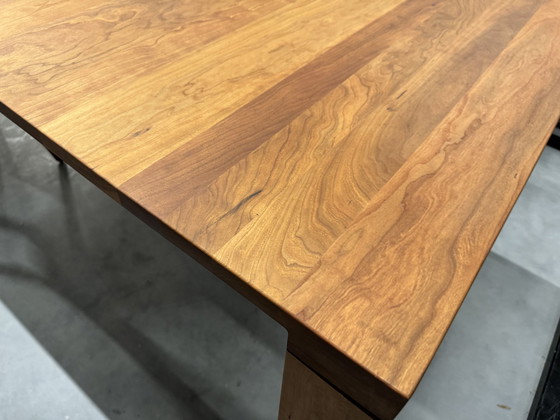 Image 1 of Leolux Vivre Dining Room Table Cherry wood l200