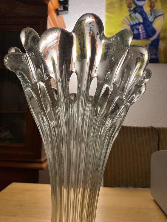 Image 1 of Art Deco Val St Lambert Crystal Vase