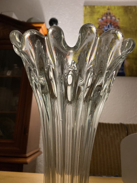 Image 1 of Art Deco Val St Lambert Crystal Vase