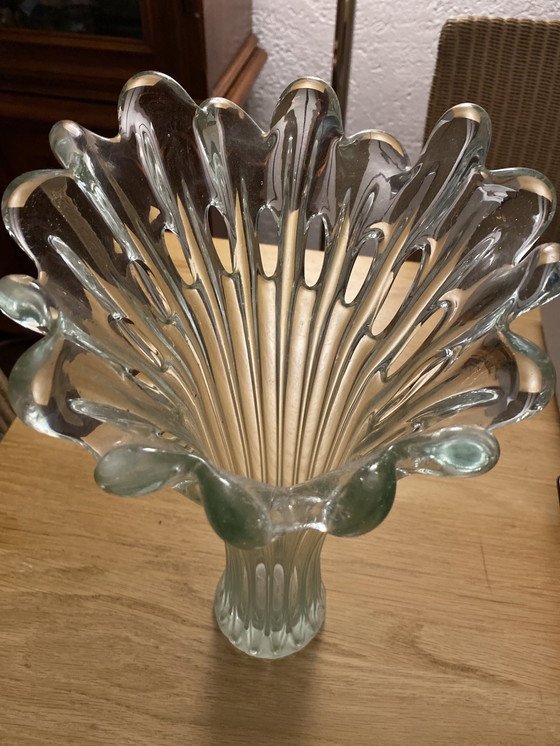 Image 1 of Art Deco Val St Lambert Crystal Vase