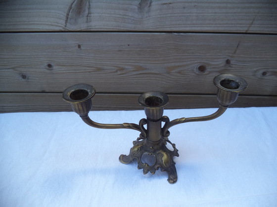 Image 1 of Dos candelabros Art Déco