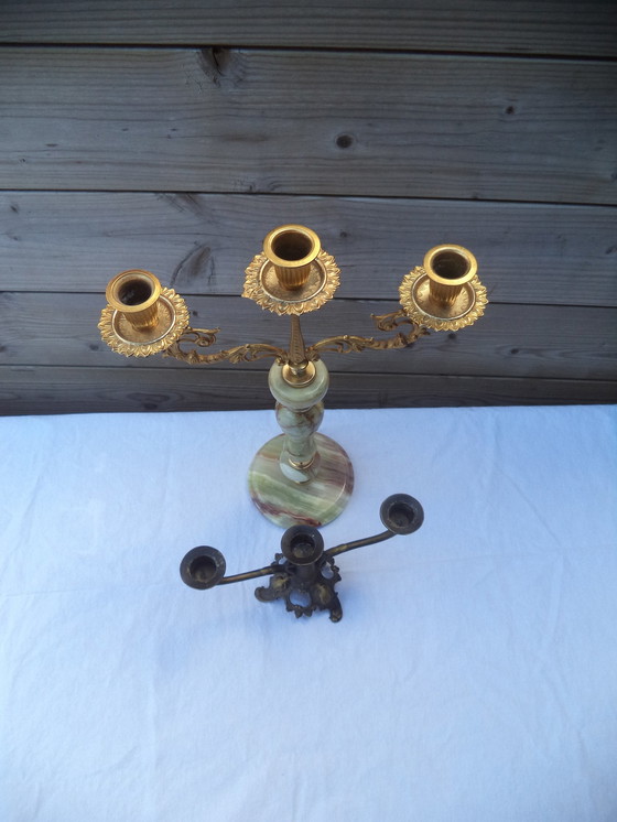 Image 1 of Dos candelabros Art Déco