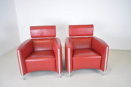 2x Leolux Goncharov armchair