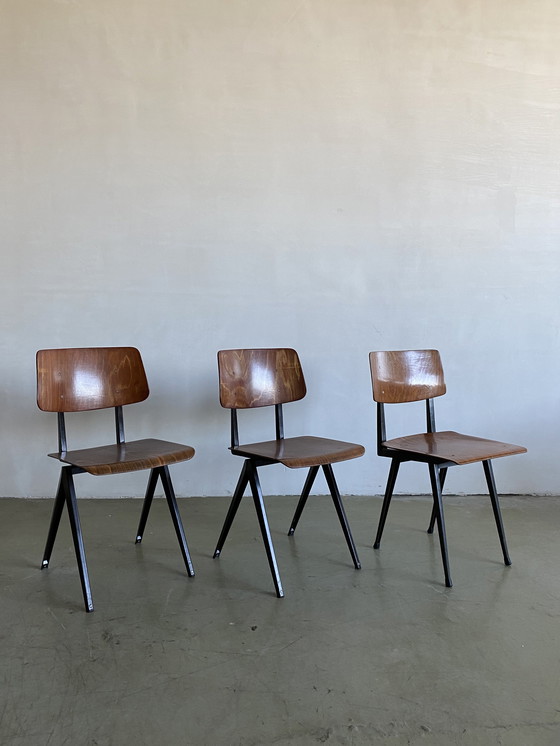 Image 1 of 3 Industrial Chairs, Netherlands, 1960s