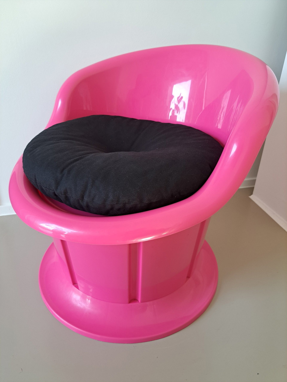 Vintage Ikea Popptorp Seat Pink