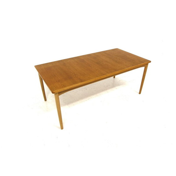 Image 1 of Tavolino da caffè vintage scandinavo in teak e rovere, Svezia 1960