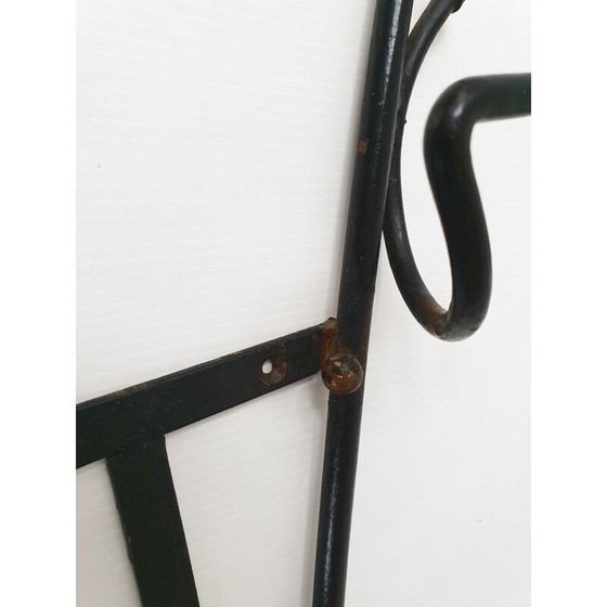 Image 1 of Vintage mirror coat rack 1950