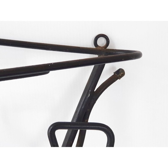 Image 1 of Vintage mirror coat rack 1950