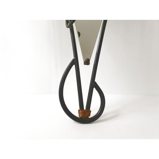 Image 1 of Vintage mirror coat rack 1950