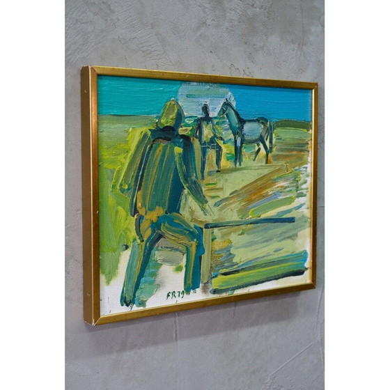 Image 1 of Vintage lithograph by Fredrik Rodhe, 1979