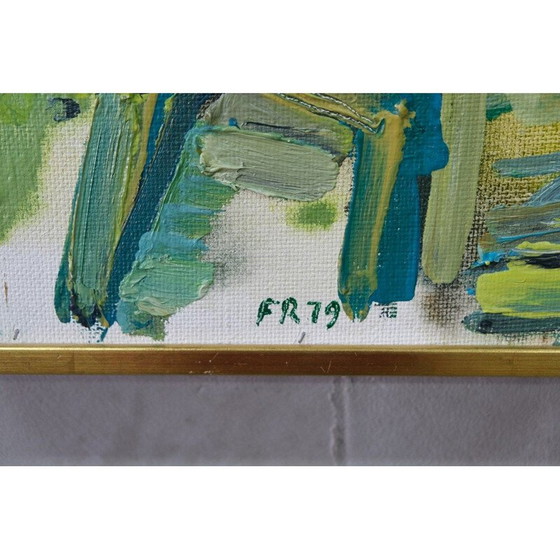 Image 1 of Vintage lithograph by Fredrik Rodhe, 1979