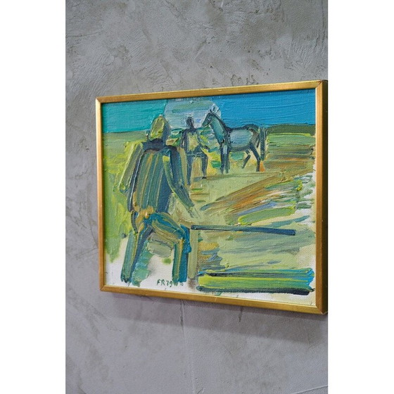 Image 1 of Vintage lithograph by Fredrik Rodhe, 1979