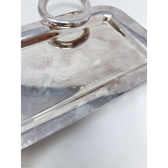 Image 1 of Mid-century Christofle "Vertigo" tray by Andrée Putman, France