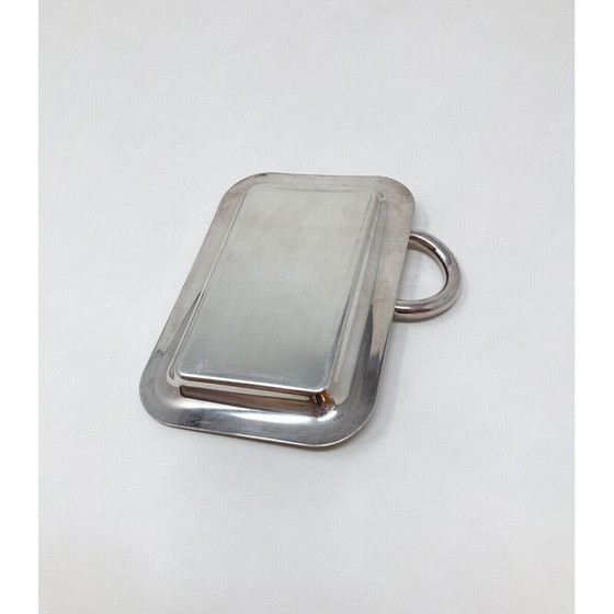 Image 1 of Mid-century Christofle "Vertigo" tray by Andrée Putman, France