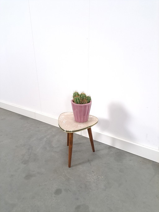 Plant Table With Formica Marble Look Top No. 1