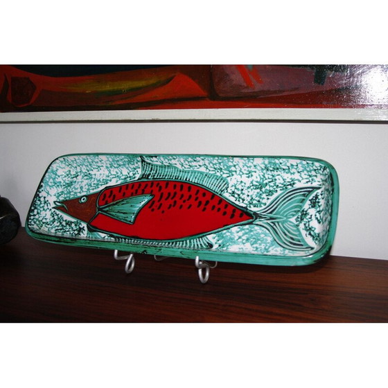 Image 1 of Piatto in ceramica francese d'epoca - 1960