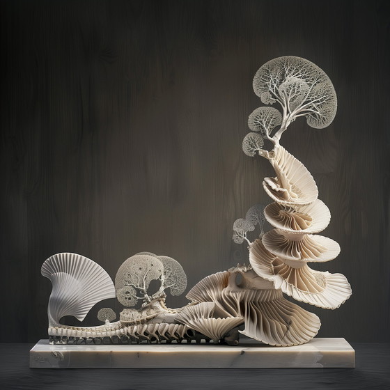 Image 1 of Unique Low-Cost Piece – Benoit Mandelbrot's Still Lifes: Abyssal Reliquary