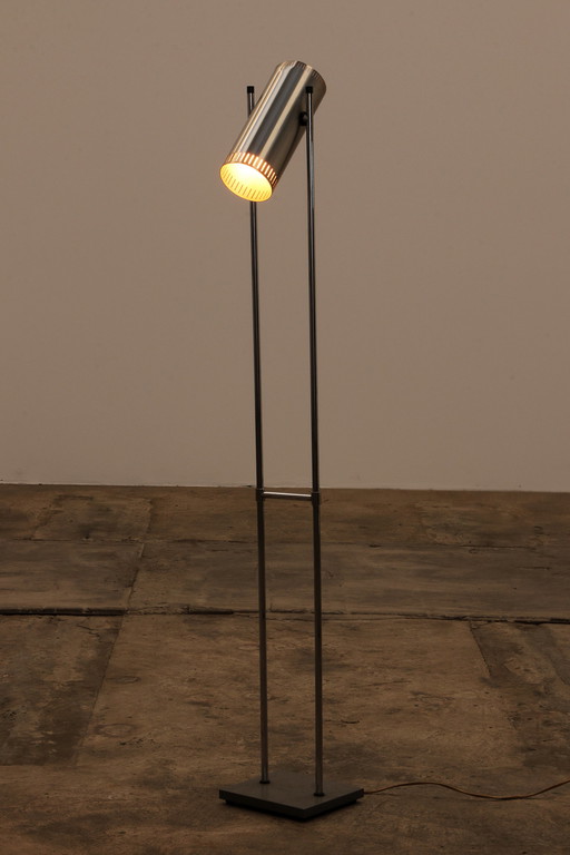 Jo Hammerborg Floor Lamp Trombone by Jo Hammerborg for Fog & Morup, Denmark 1960s