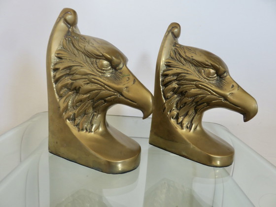 Image 1 of Coppia di fermalibri in bronzo a forma di "aquila", anni '30-'40
