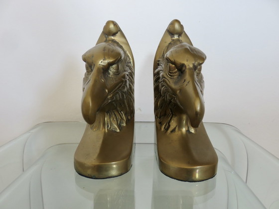 Image 1 of Coppia di fermalibri in bronzo a forma di "aquila", anni '30-'40
