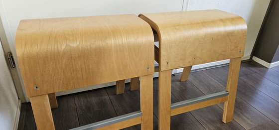 Image 1 of 3x IKEA Ehlén Johansen Stools