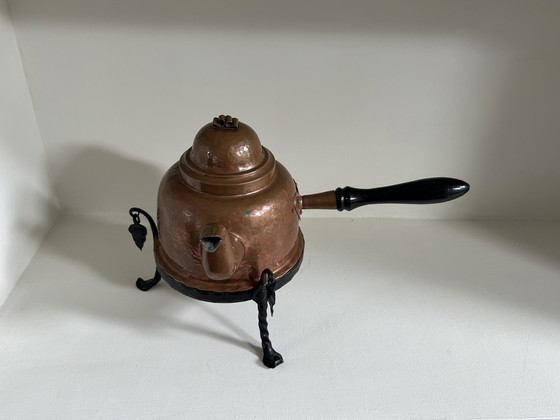 Image 1 of Bollitore in rame antico fatto a mano in Svezia