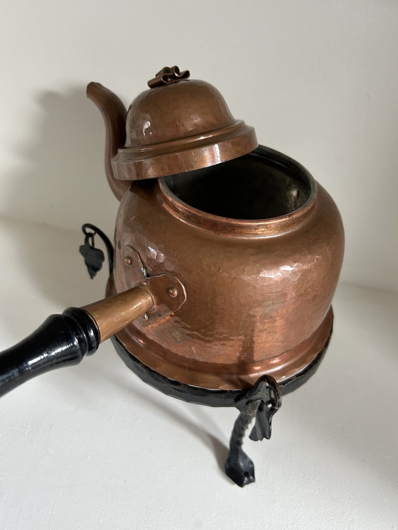 Image 1 of Bollitore in rame antico fatto a mano in Svezia