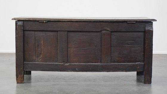 Image 1 of Oak Blanket Box