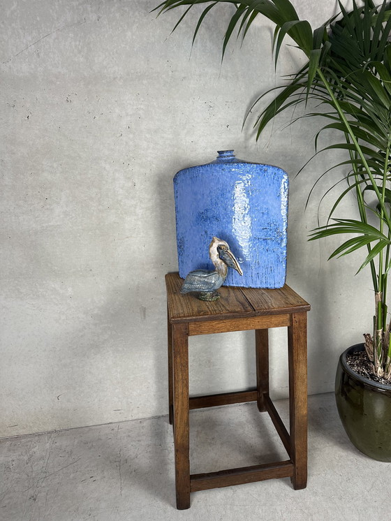 Image 1 of Ceramic Statue - Pelican - Signed