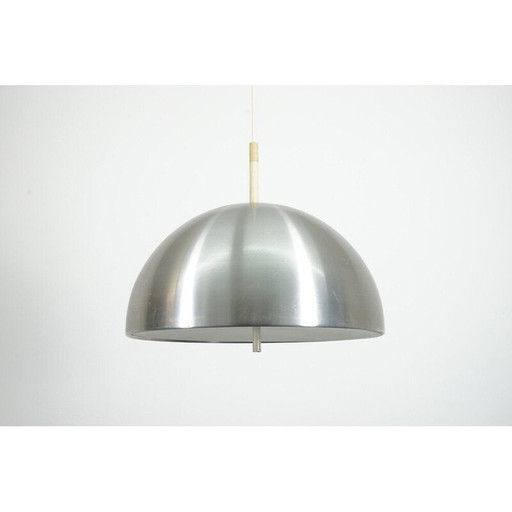 Vintage Dome pendant lamp in aluminum and Abs plastic for Staff, Germany