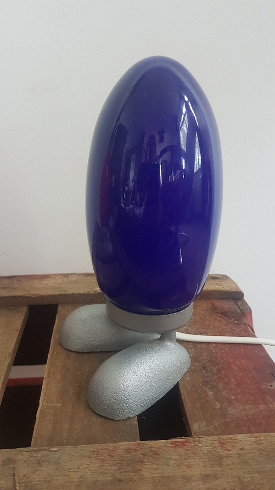 Image 1 of 2 x Vintage Fjorton Dino Eggs lamp