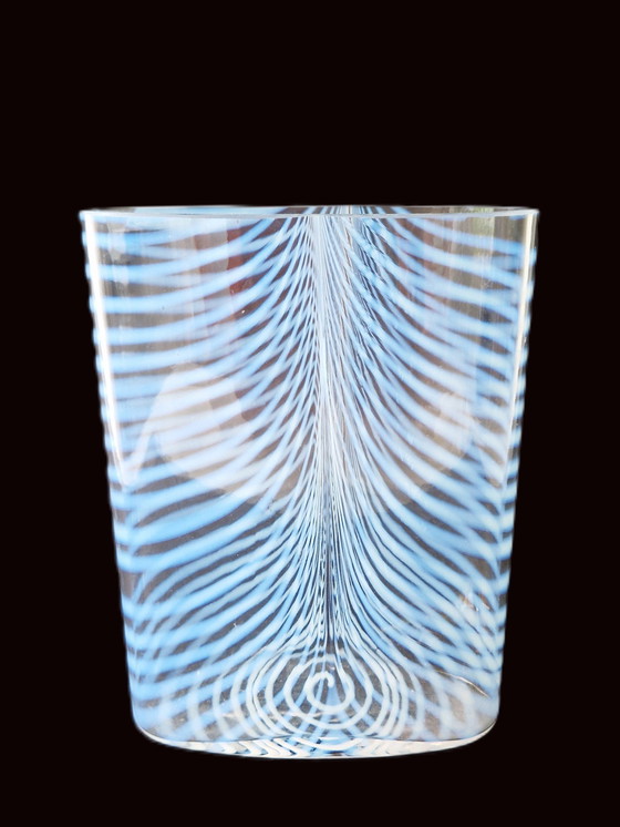 Image 1 of Kosta Boda - Large Size Zebra Vase By Bertil Vallien